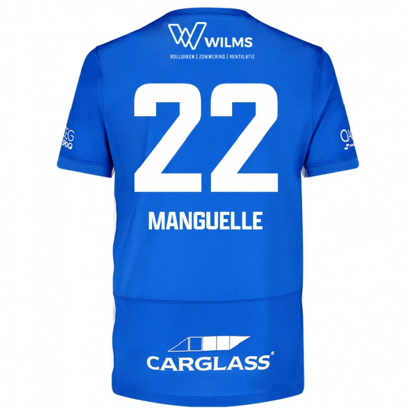 Danxen Mujer Camiseta Brad Manguelle #22 Azul 1ª Equipación 2024/25 La Camisa México
