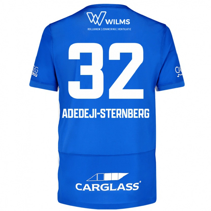 Danxen Mujer Camiseta Noah Adedeji-Sternberg #32 Azul 1ª Equipación 2024/25 La Camisa México