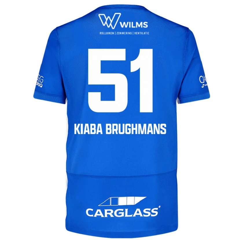 Danxen Mujer Camiseta Lucca Kiaba Brughmans #51 Azul 1ª Equipación 2024/25 La Camisa México