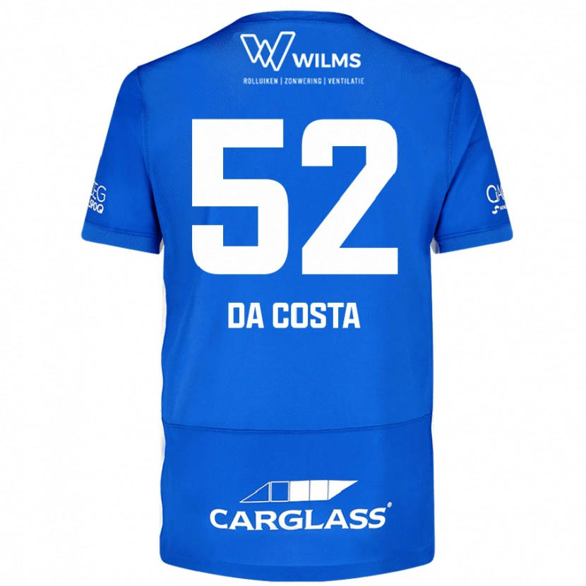 Danxen Mujer Camiseta Wilson Da Costa #52 Azul 1ª Equipación 2024/25 La Camisa México