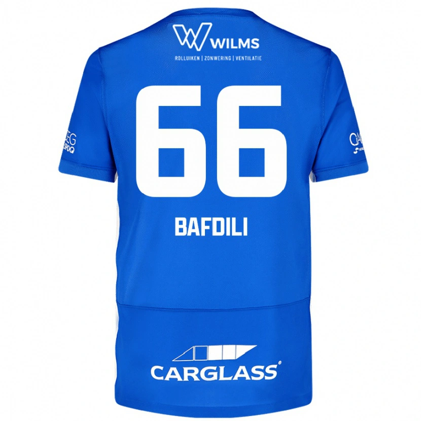 Danxen Mujer Camiseta Zaïd Bafdili #66 Azul 1ª Equipación 2024/25 La Camisa México