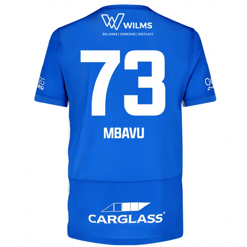Danxen Mujer Camiseta Elie Mbavu #73 Azul 1ª Equipación 2024/25 La Camisa México