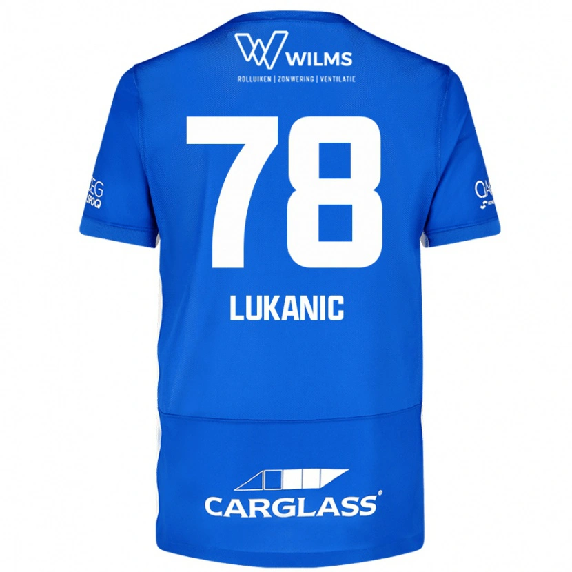 Danxen Mujer Camiseta Luka Lukanic #78 Azul 1ª Equipación 2024/25 La Camisa México