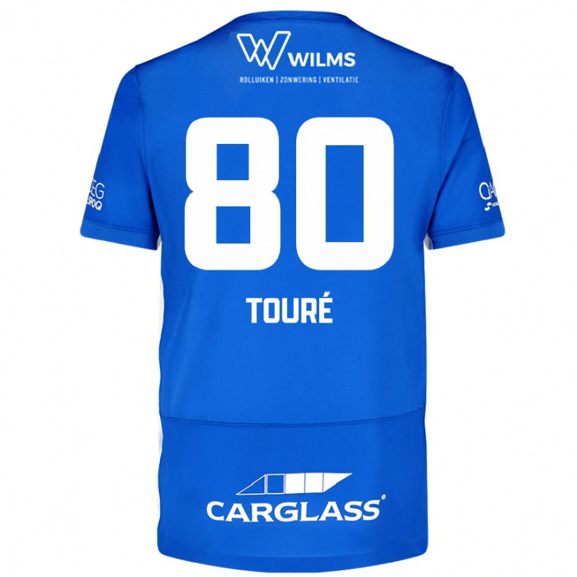 Danxen Mujer Camiseta Saïdou Touré #80 Azul 1ª Equipación 2024/25 La Camisa México