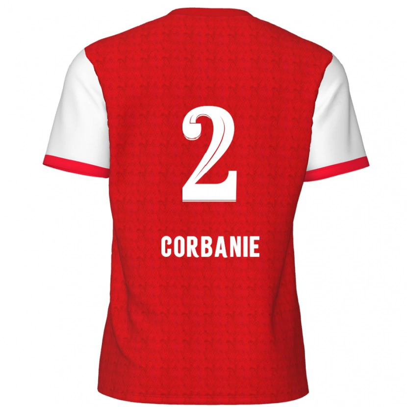 Danxen Mujer Camiseta Kobe Corbanie #2 Rojo Blanco 1ª Equipación 2024/25 La Camisa México