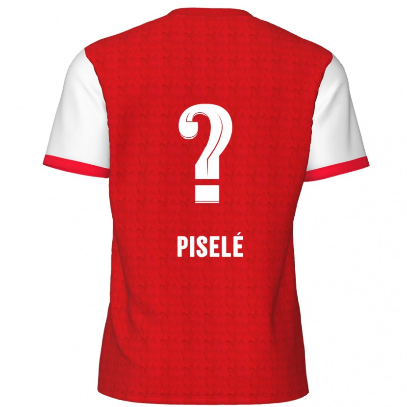 Danxen Mujer Camiseta Lowie Piselé #0 Rojo Blanco 1ª Equipación 2024/25 La Camisa México