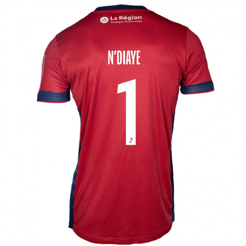 Danxen Mujer Camiseta Massamba N'diaye #1 Borgoña Claro 1ª Equipación 2024/25 La Camisa México
