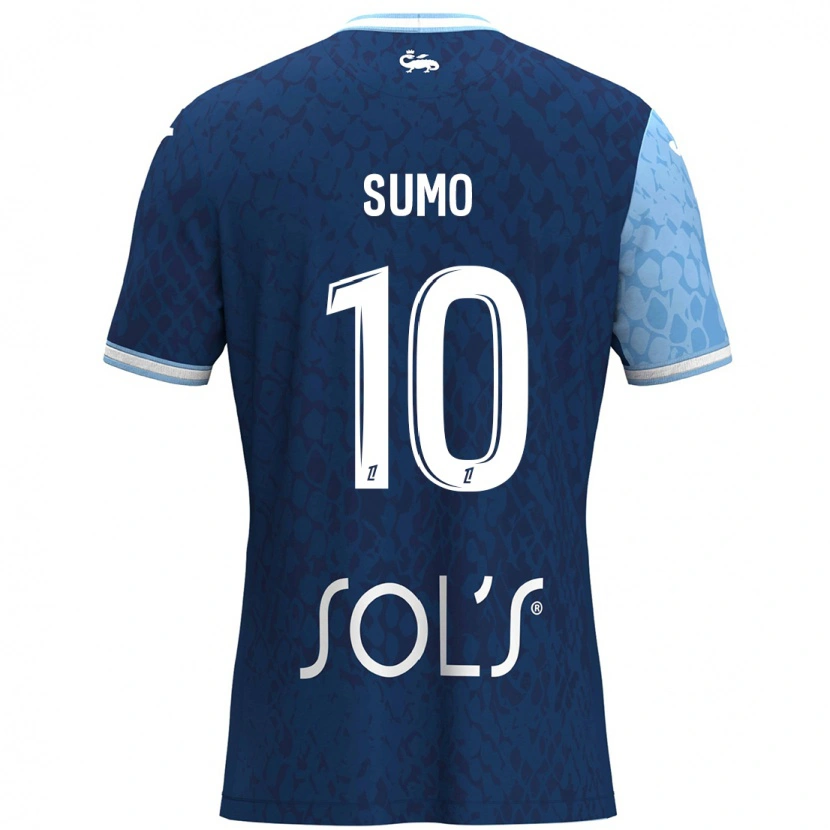 Danxen Mujer Camiseta Eva Sumo #10 Azul Cielo Azul Oscuro 1ª Equipación 2024/25 La Camisa México
