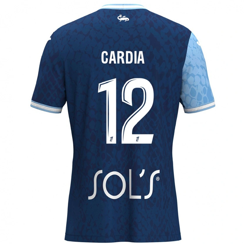 Danxen Mujer Camiseta Mickaëla Cardia #12 Azul Cielo Azul Oscuro 1ª Equipación 2024/25 La Camisa México