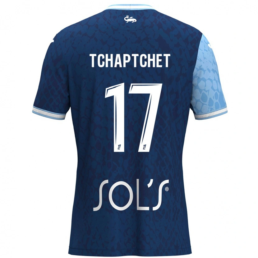 Danxen Mujer Camiseta Chanel Tchaptchet #17 Azul Cielo Azul Oscuro 1ª Equipación 2024/25 La Camisa México