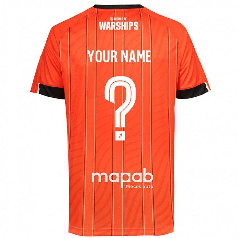 Danxen Mujer Camiseta Su Nombre #0 Naranja 1ª Equipación 2024/25 La Camisa México
