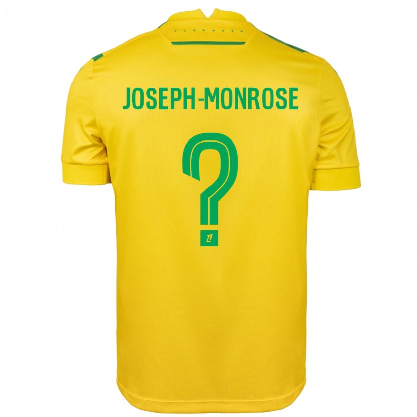 Danxen Mujer Camiseta Florian Joseph-Monrose #0 Amarillo Verde 1ª Equipación 2024/25 La Camisa México