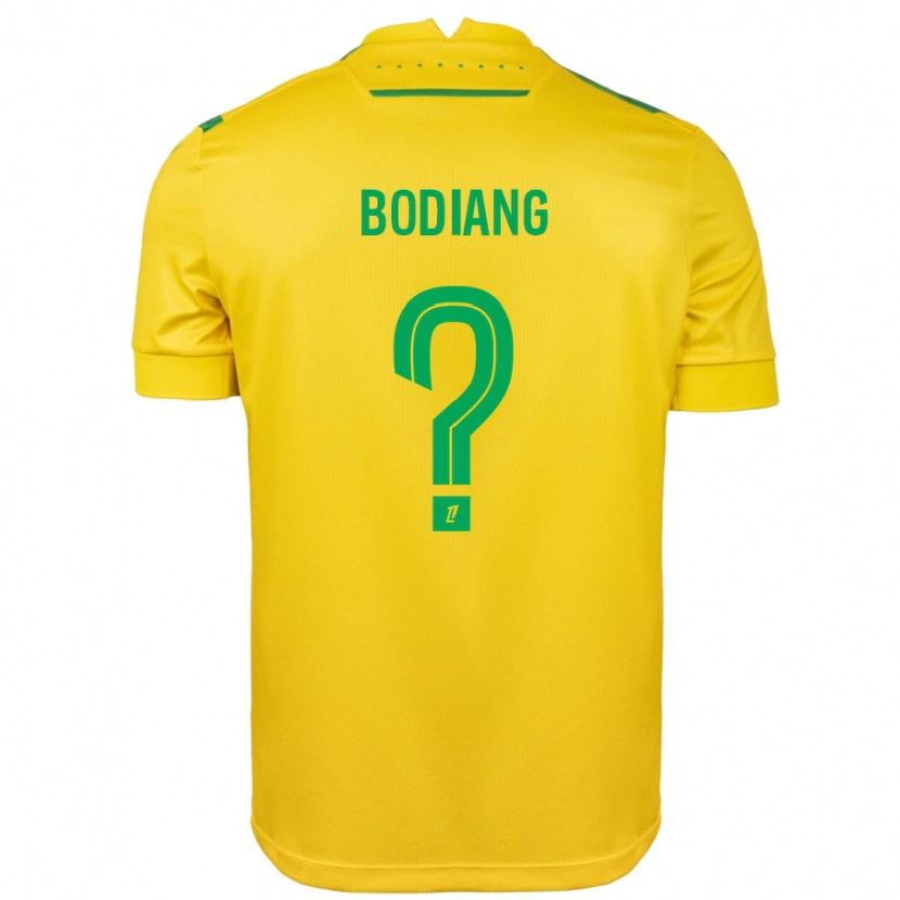 Danxen Mujer Camiseta Moutanabi Bodiang #0 Amarillo Verde 1ª Equipación 2024/25 La Camisa México