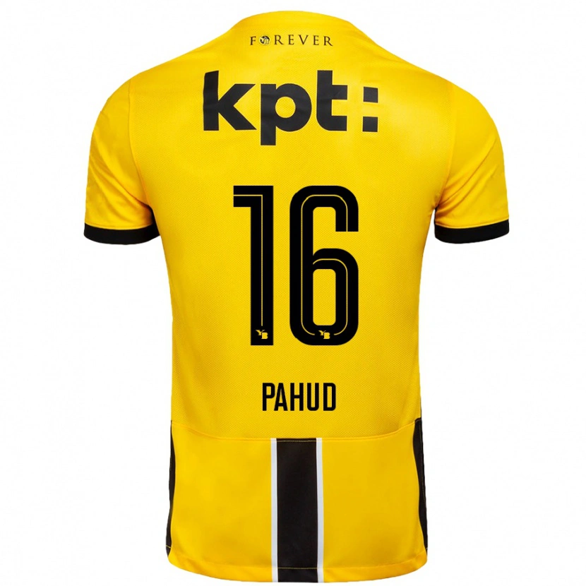 Danxen Mujer Camiseta Ciril Pahud #16 Amarillo Negro 1ª Equipación 2024/25 La Camisa México