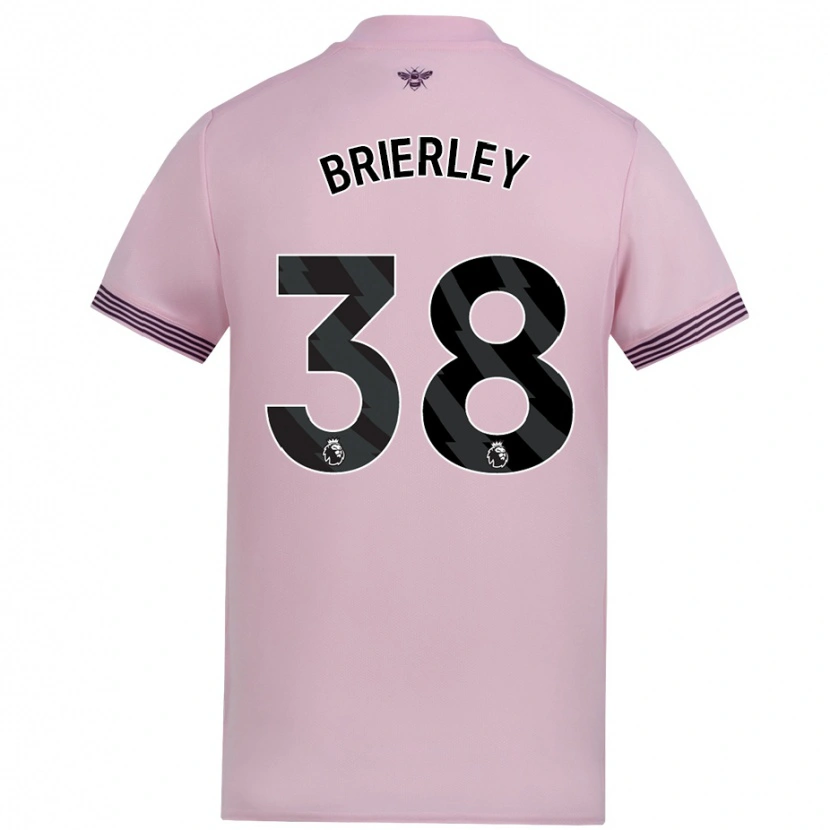 Danxen Mujer Camiseta Ethan Brierley #38 Rosa 2ª Equipación 2024/25 La Camisa México