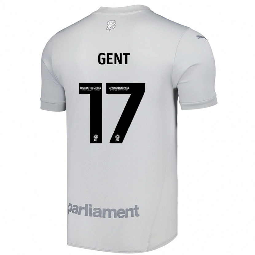 Danxen Mujer Camiseta Georgie Gent #17 Gris Plata 2ª Equipación 2024/25 La Camisa México