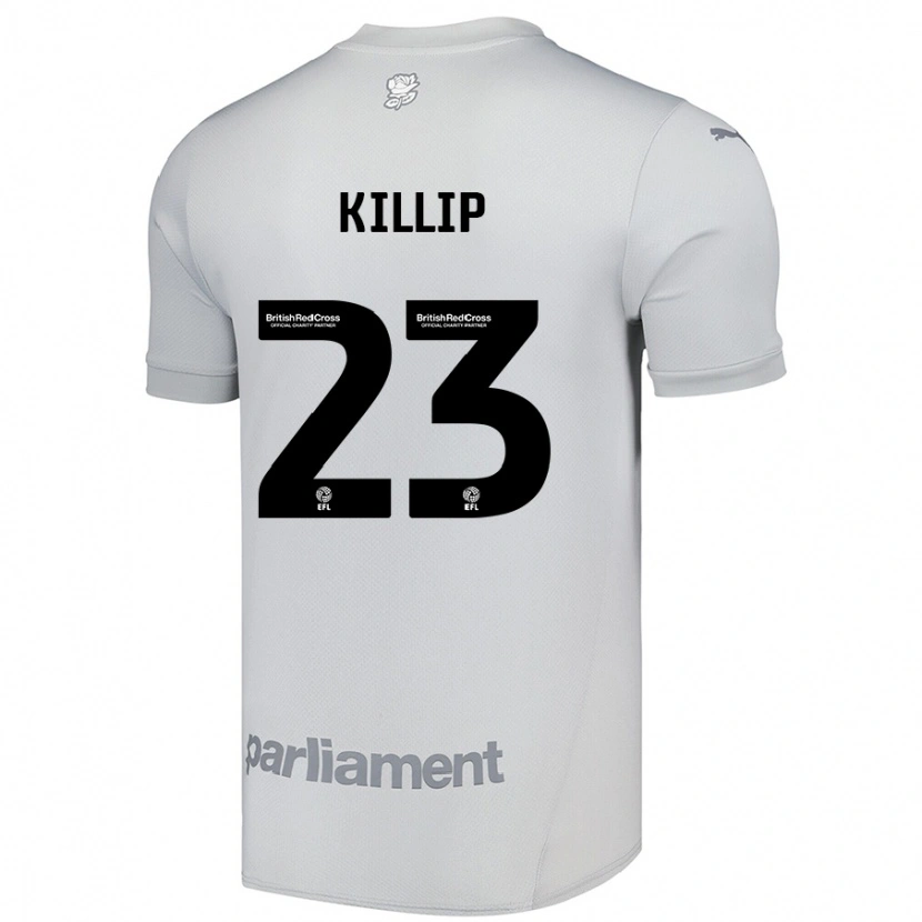 Danxen Mujer Camiseta Ben Killip #23 Gris Plata 2ª Equipación 2024/25 La Camisa México