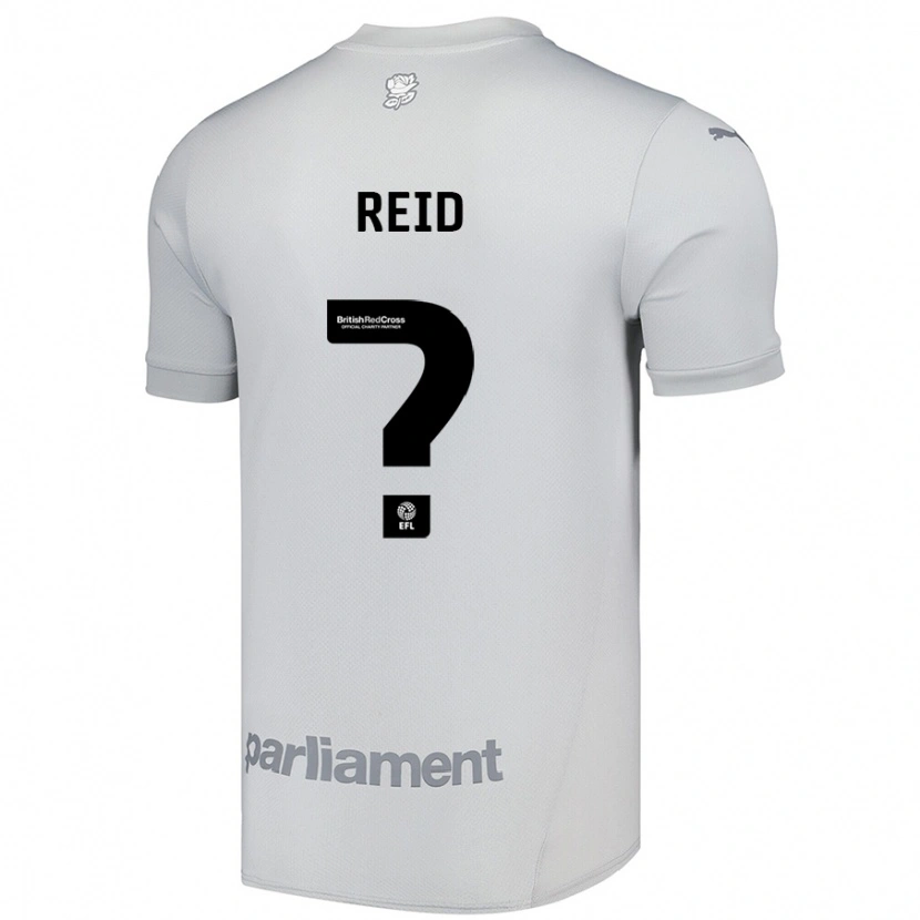 Danxen Mujer Camiseta Kallum Reid #0 Gris Plata 2ª Equipación 2024/25 La Camisa México