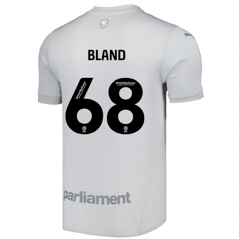 Danxen Mujer Camiseta Jonathan Bland #68 Gris Plata 2ª Equipación 2024/25 La Camisa México
