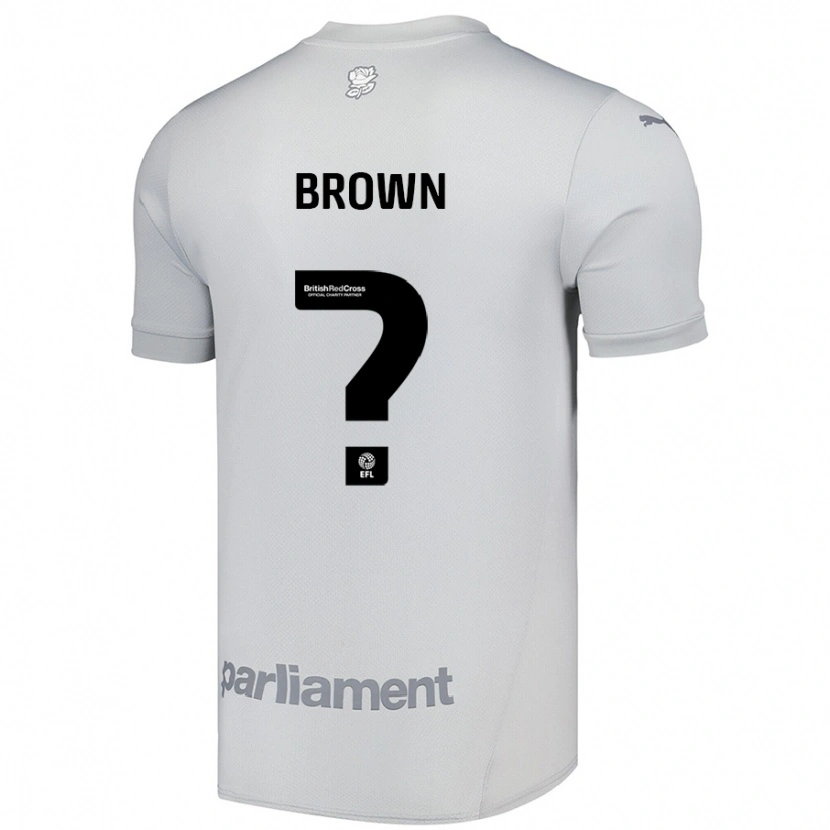 Danxen Mujer Camiseta Kim Brown #0 Gris Plata 2ª Equipación 2024/25 La Camisa México