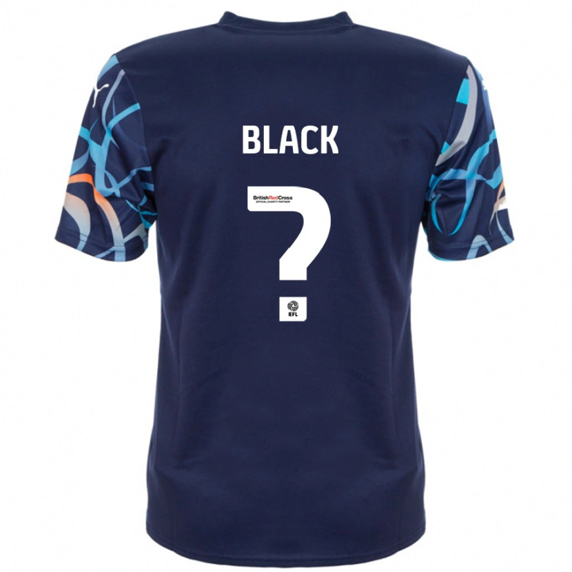 Danxen Mujer Camiseta Olivia Black #0 Azul Marino 2ª Equipación 2024/25 La Camisa México