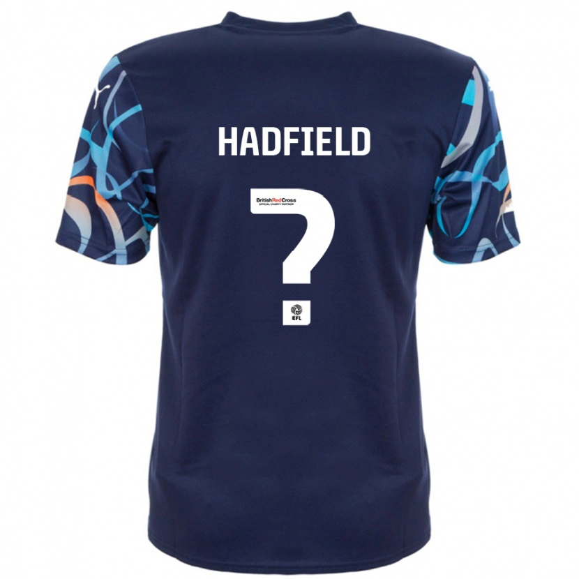 Danxen Mujer Camiseta Milly Hadfield #0 Azul Marino 2ª Equipación 2024/25 La Camisa México