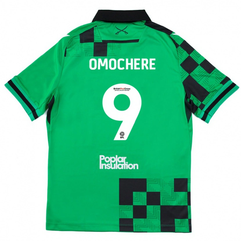 Danxen Mujer Camiseta Promise Omochere #9 Verde Negro 2ª Equipación 2024/25 La Camisa México