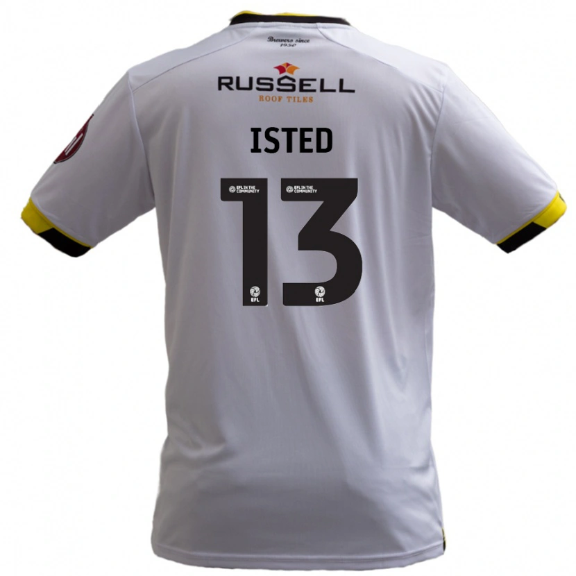 Danxen Mujer Camiseta Harry Isted #13 Blanco 2ª Equipación 2024/25 La Camisa México