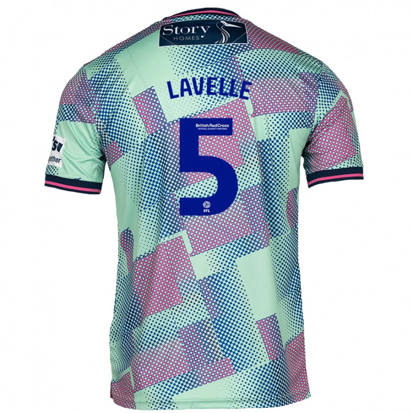 Danxen Mujer Camiseta Sam Lavelle #5 Verde 2ª Equipación 2024/25 La Camisa México