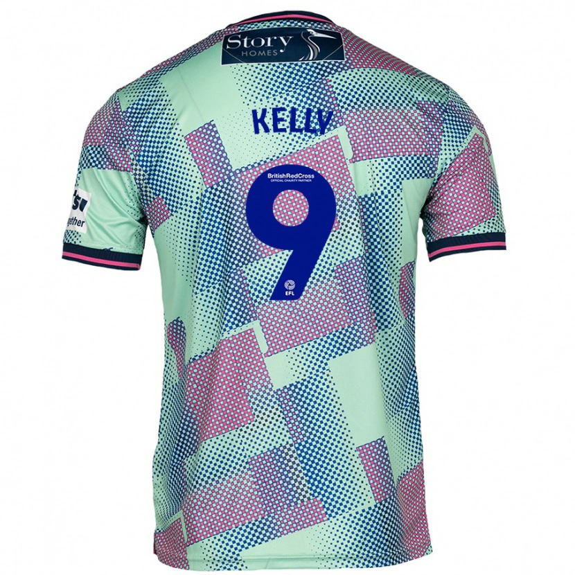 Danxen Mujer Camiseta Georgie Kelly #9 Verde 2ª Equipación 2024/25 La Camisa México
