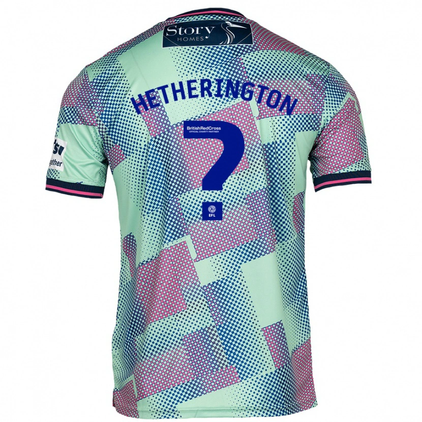 Danxen Mujer Camiseta Sam Hetherington #0 Verde 2ª Equipación 2024/25 La Camisa México
