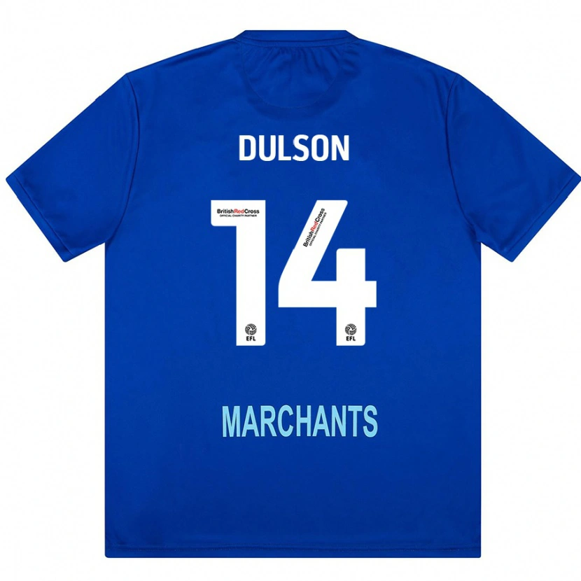 Danxen Mujer Camiseta Liam Dulson #14 Verde 2ª Equipación 2024/25 La Camisa México