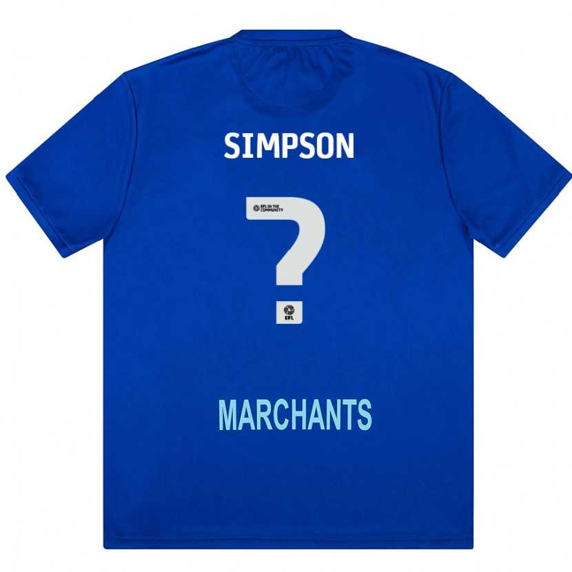 Danxen Mujer Camiseta Jay Simpson #0 Verde 2ª Equipación 2024/25 La Camisa México