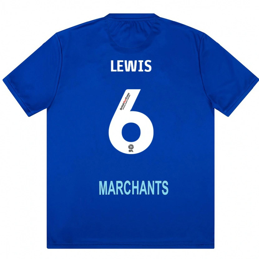 Danxen Mujer Camiseta Megan Lewis #6 Verde 2ª Equipación 2024/25 La Camisa México