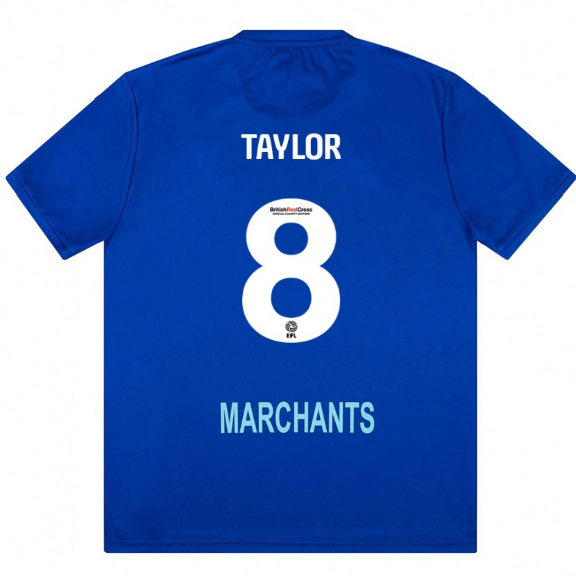 Danxen Mujer Camiseta Charlie Taylor #8 Verde 2ª Equipación 2024/25 La Camisa México