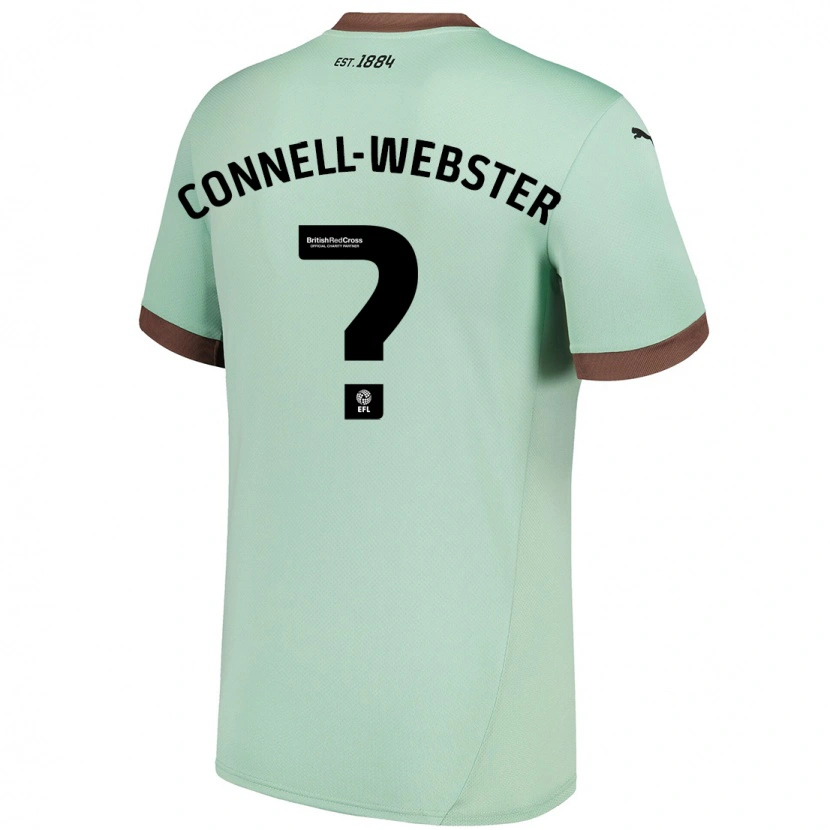 Danxen Mujer Camiseta Braidy Connell-Webster #0 Verde Pálido 2ª Equipación 2024/25 La Camisa México