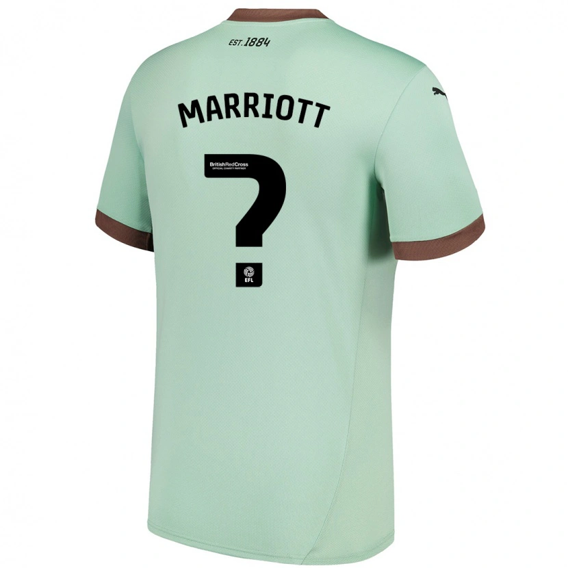 Danxen Mujer Camiseta Tom Marriott #0 Verde Pálido 2ª Equipación 2024/25 La Camisa México