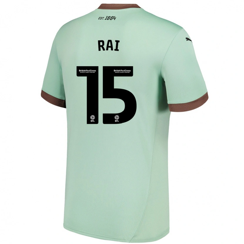 Danxen Mujer Camiseta Kira Rai #15 Verde Pálido 2ª Equipación 2024/25 La Camisa México