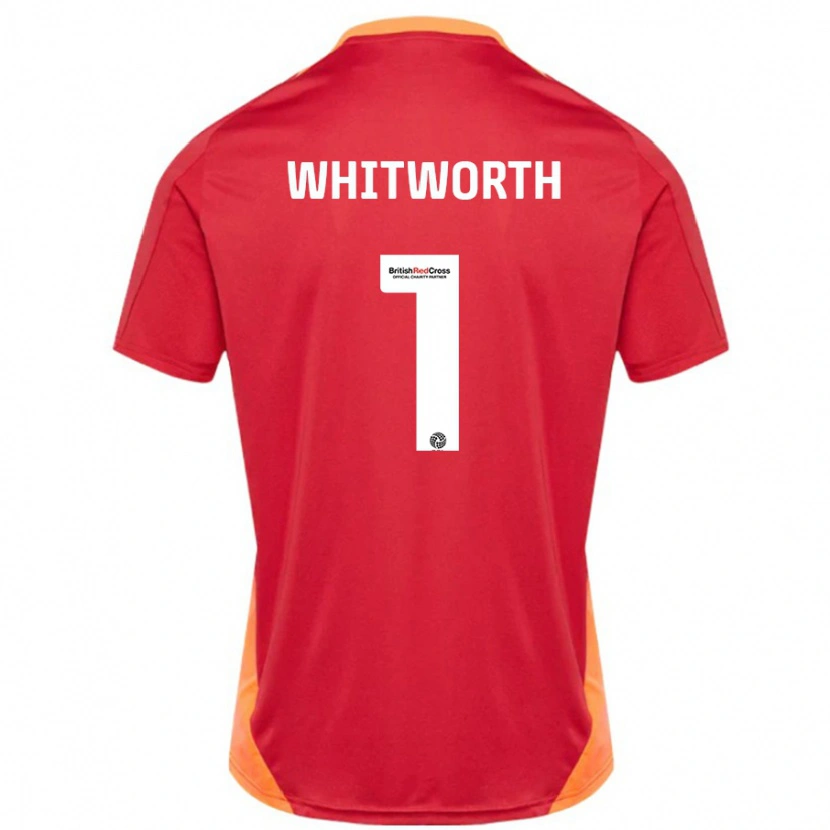 Danxen Mujer Camiseta Joe Whitworth #1 Azul Blanquecino 2ª Equipación 2024/25 La Camisa México