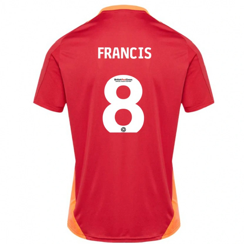 Danxen Mujer Camiseta Ed Francis #8 Azul Blanquecino 2ª Equipación 2024/25 La Camisa México
