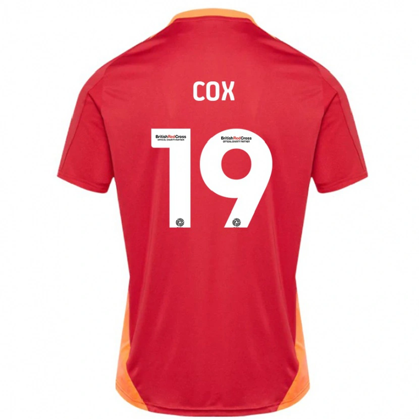 Danxen Mujer Camiseta Sonny Cox #19 Azul Blanquecino 2ª Equipación 2024/25 La Camisa México