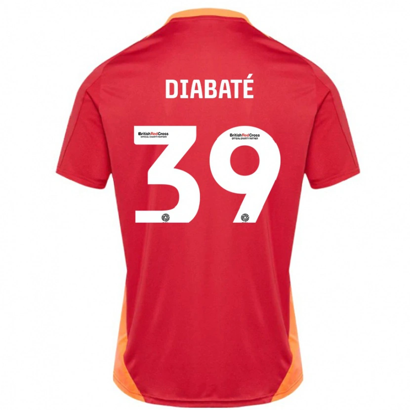 Danxen Mujer Camiseta Cheick Diabaté #39 Azul Blanquecino 2ª Equipación 2024/25 La Camisa México