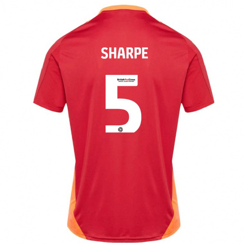Danxen Mujer Camiseta Manfy Sharpe #5 Azul Blanquecino 2ª Equipación 2024/25 La Camisa México