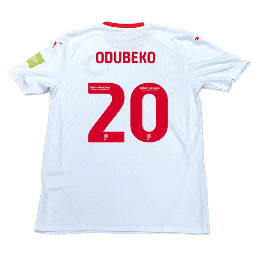 Danxen Mujer Camiseta Mipo Odubeko #20 Blanco 2ª Equipación 2024/25 La Camisa México
