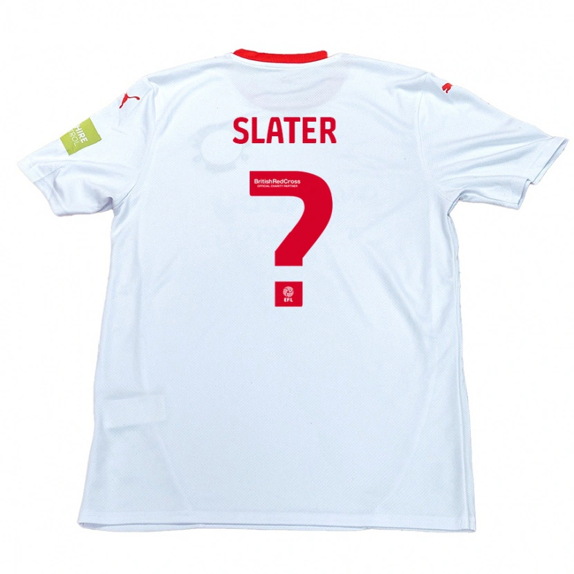 Danxen Mujer Camiseta Adham Slater #0 Blanco 2ª Equipación 2024/25 La Camisa México