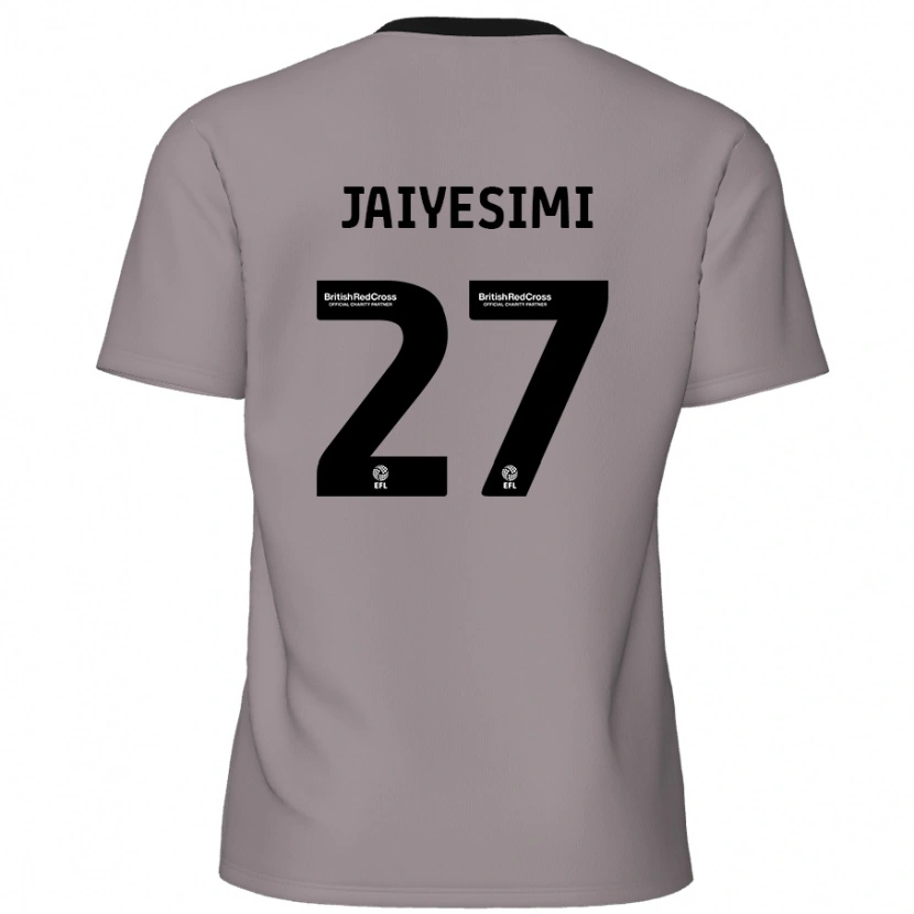 Danxen Mujer Camiseta Diallang Jaiyesimi #27 Gris 2ª Equipación 2024/25 La Camisa México
