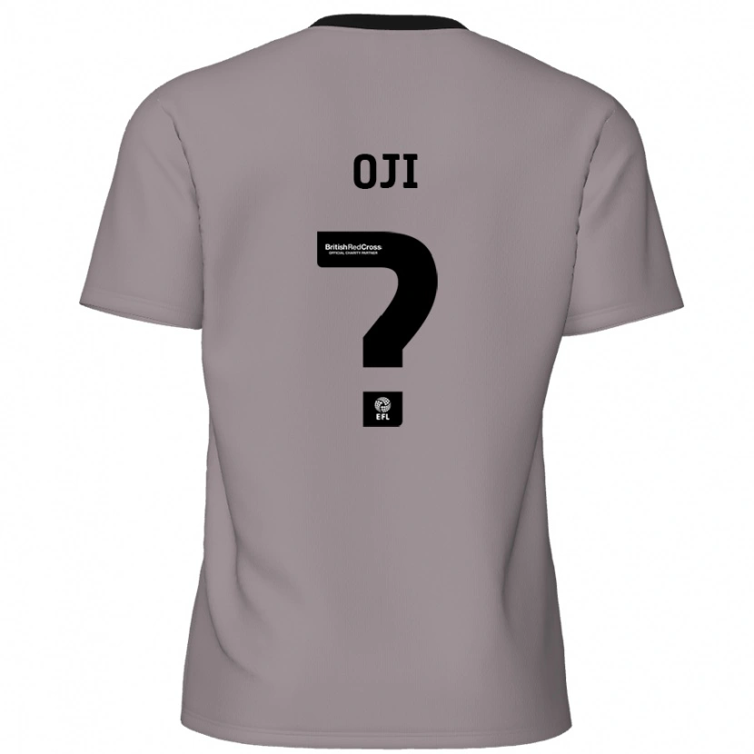 Danxen Mujer Camiseta Uko Oji #0 Gris 2ª Equipación 2024/25 La Camisa México