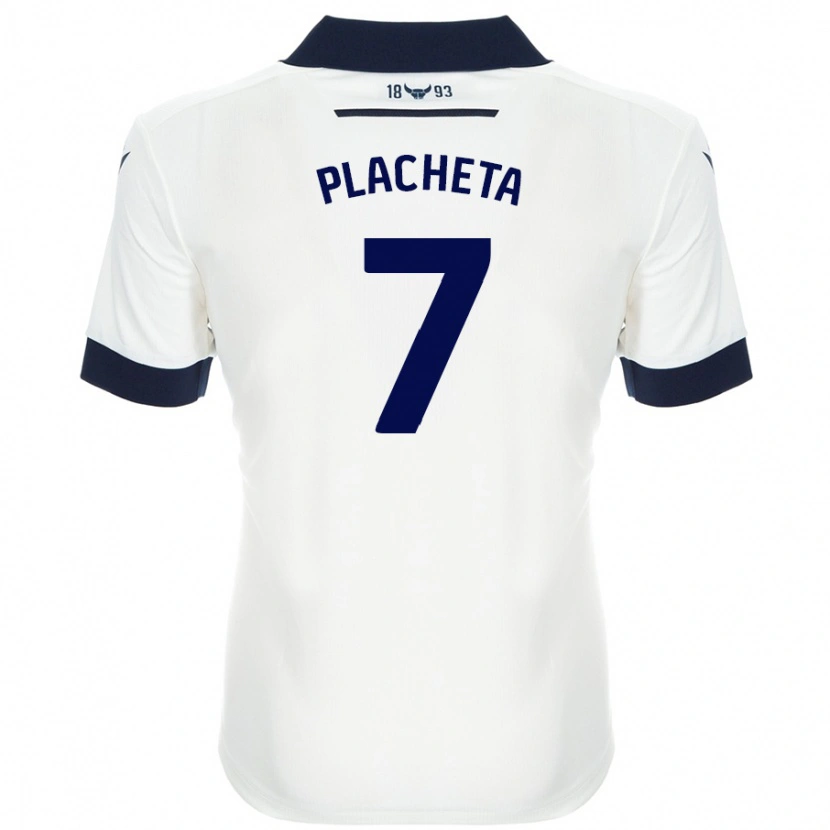 Danxen Mujer Camiseta Przemyslaw Placheta #7 Blanco Azul Marino 2ª Equipación 2024/25 La Camisa México