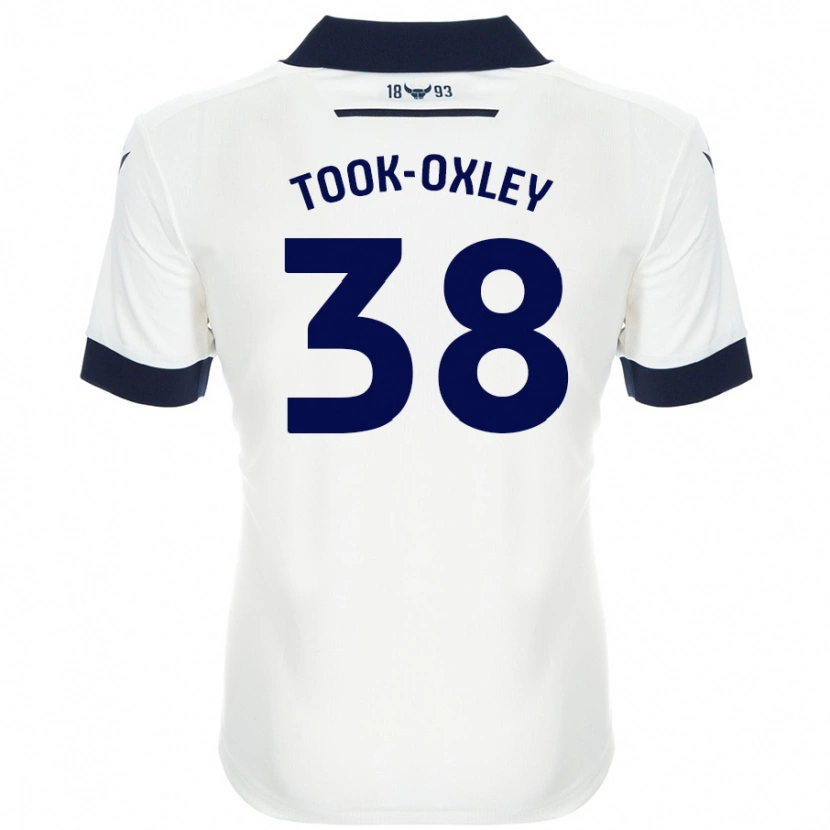 Danxen Mujer Camiseta Zaide Took-Oxley #38 Blanco Azul Marino 2ª Equipación 2024/25 La Camisa México