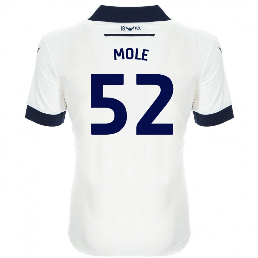 Danxen Mujer Camiseta Harrison Mole #52 Blanco Azul Marino 2ª Equipación 2024/25 La Camisa México